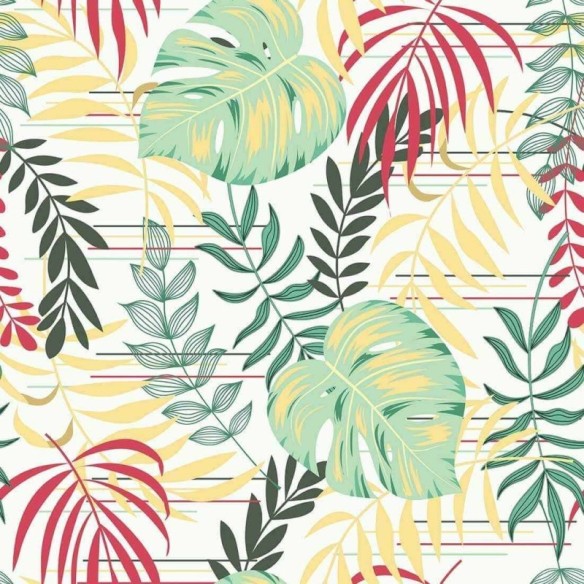 Papel de Parede Adesivo Folhas N2071