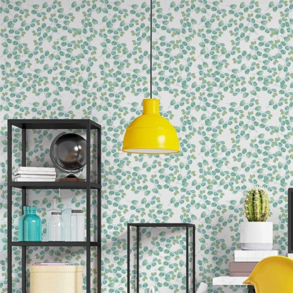 Papel de Parede Adesivo Folhas N2078