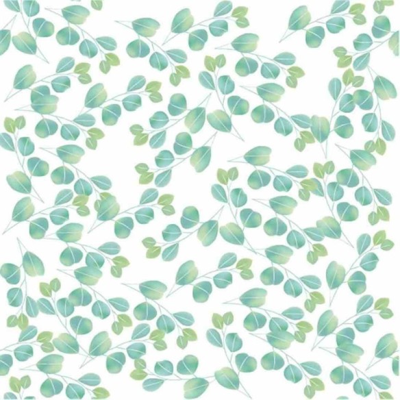 Papel de Parede Adesivo Folhas N2078