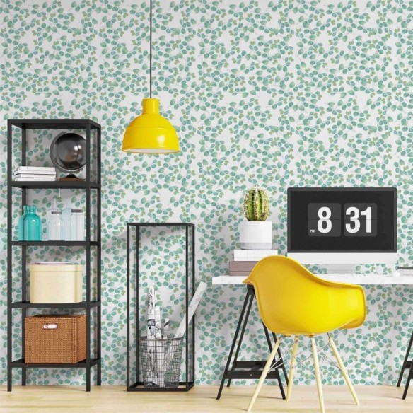 Papel de Parede Adesivo Folhas N2078