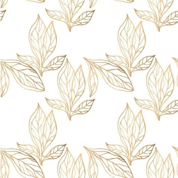 Papel de Parede Adesivo Folhas N221E