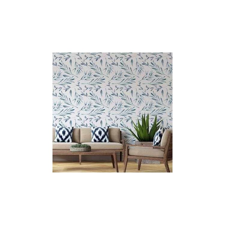 Papel de Parede Adesivo Folhas N24402