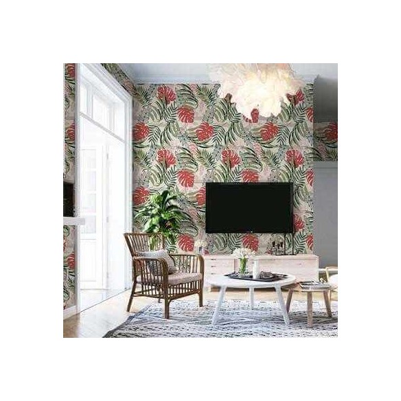 Papel de Parede Adesivo Folhas N2478