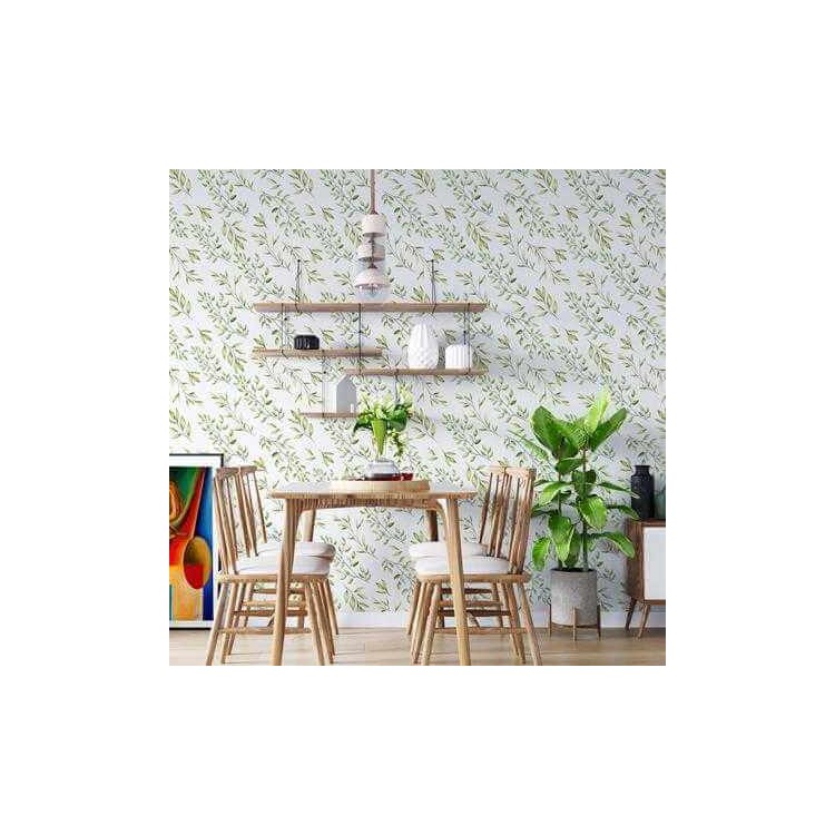 Papel de Parede Adesivo Folhas N269