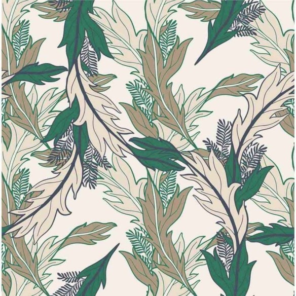 Papel de Parede Adesivo Folhas N283A