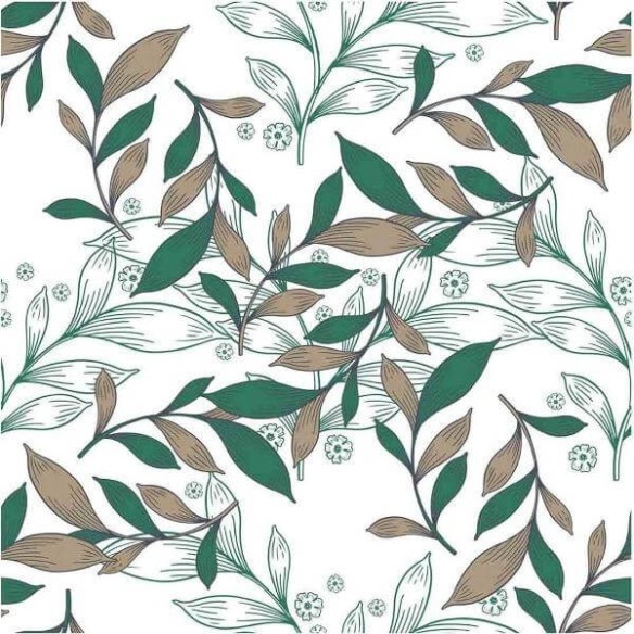 Papel de Parede Adesivo Folhas N283D