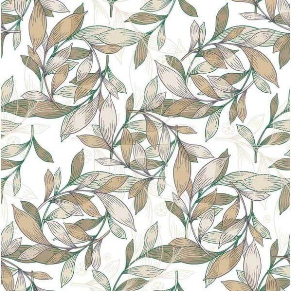 Papel de Parede Adesivo Folhas N283G