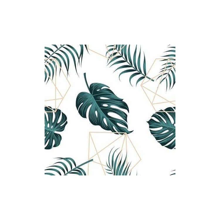 Papel de Parede Adesivo Folhas N292