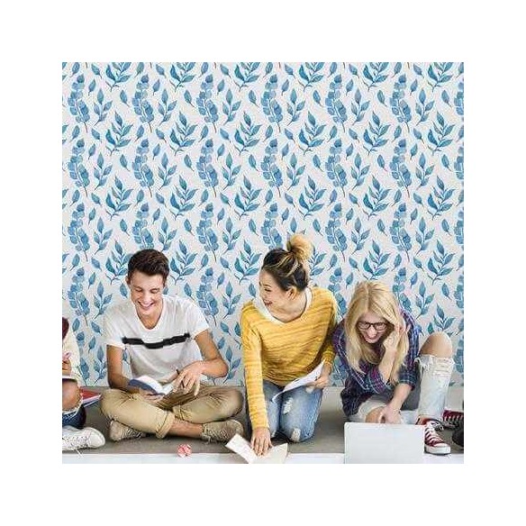 Papel de Parede Adesivo Folhas N389