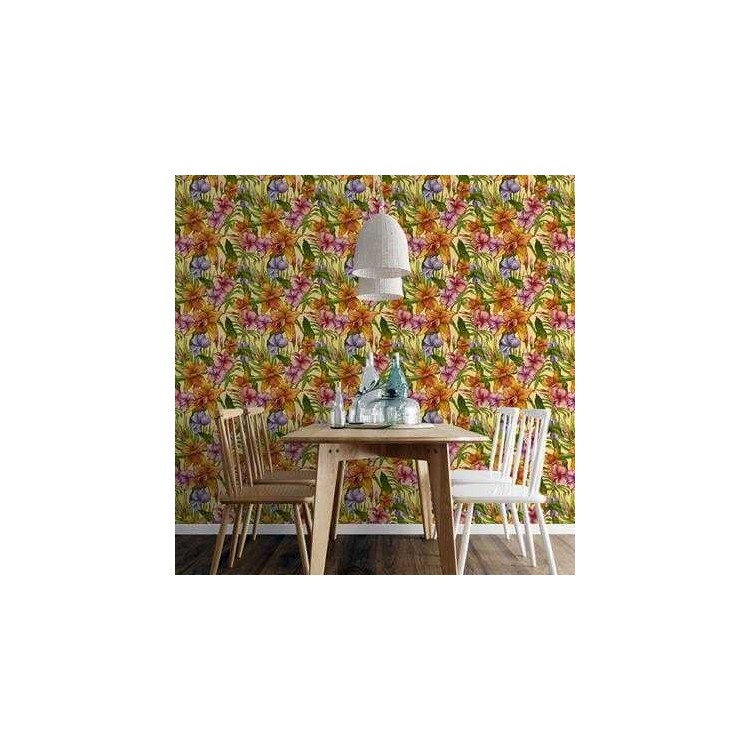 Papel de Parede Adesivo Folhas N607