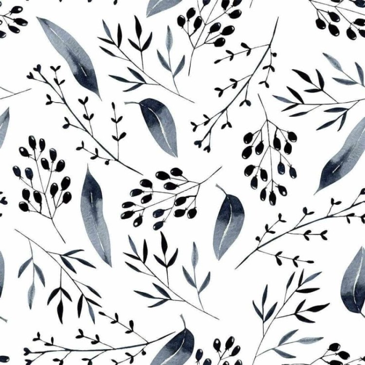 Papel de Parede Adesivo Folhas N620