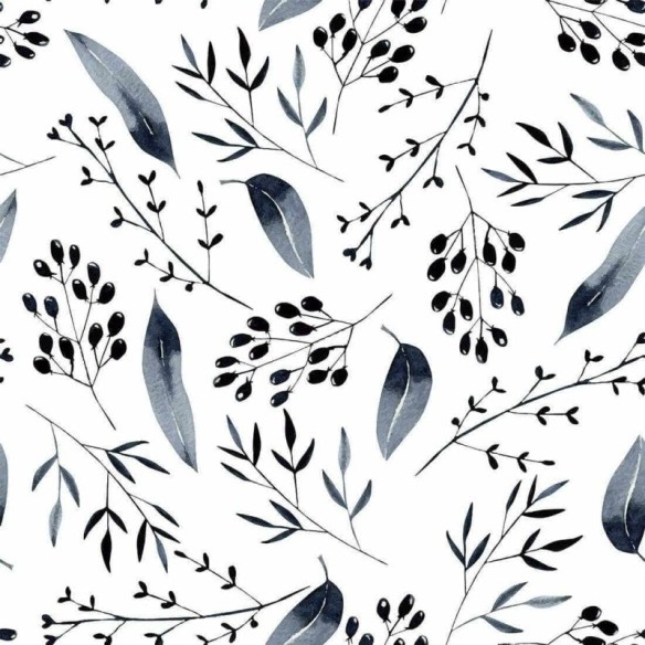 Papel de Parede Adesivo Folhas N620