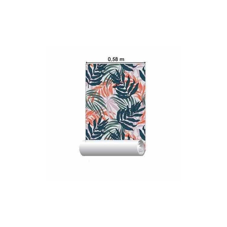 Papel de Parede Adesivo Folhas N786