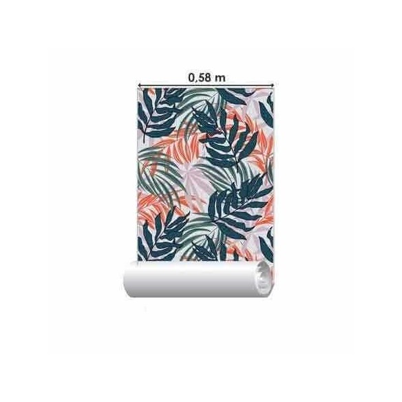 Papel de Parede Adesivo Folhas N786