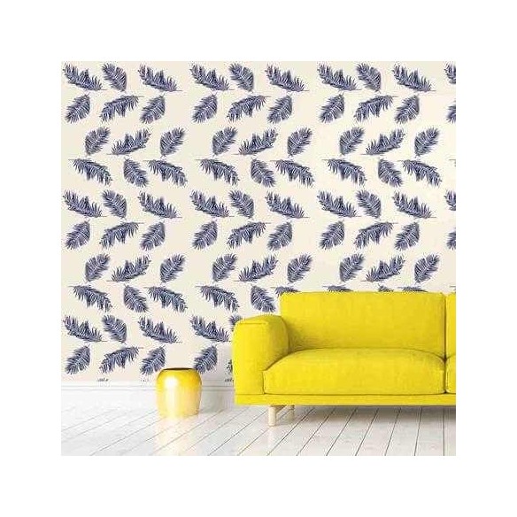 Papel de Parede Adesivo Folhas Natureza 1596