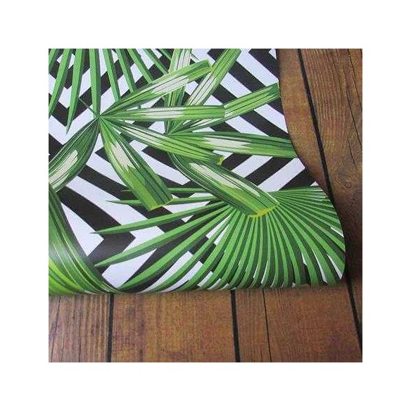 Papel de Parede Adesivo Folhas Natureza Geométrico 26628