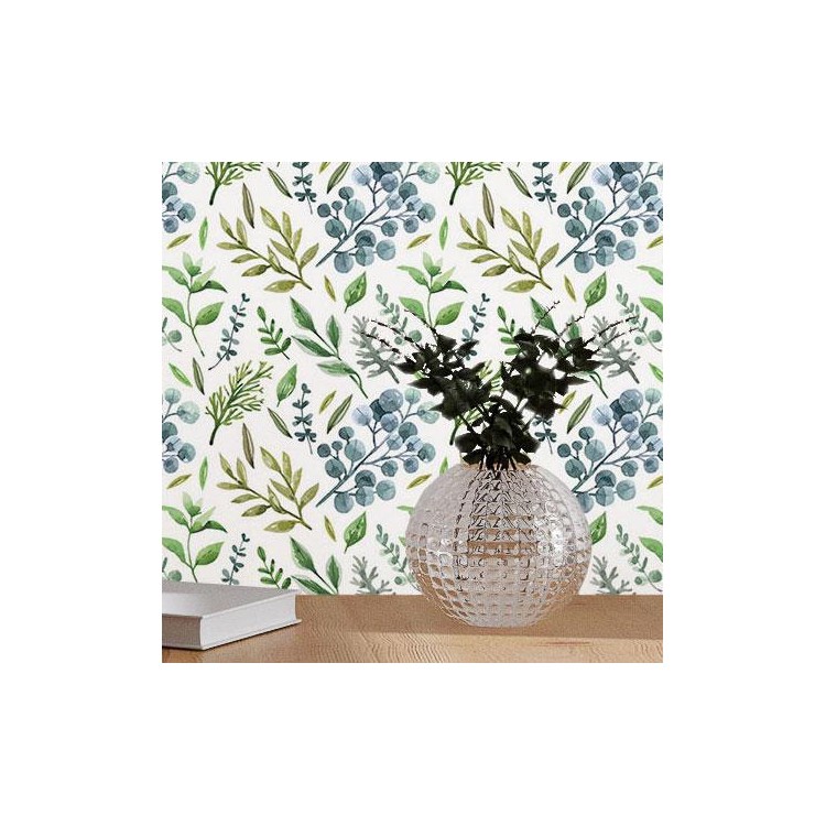 Papel de Parede Adesivo Folhas Natureza N017068