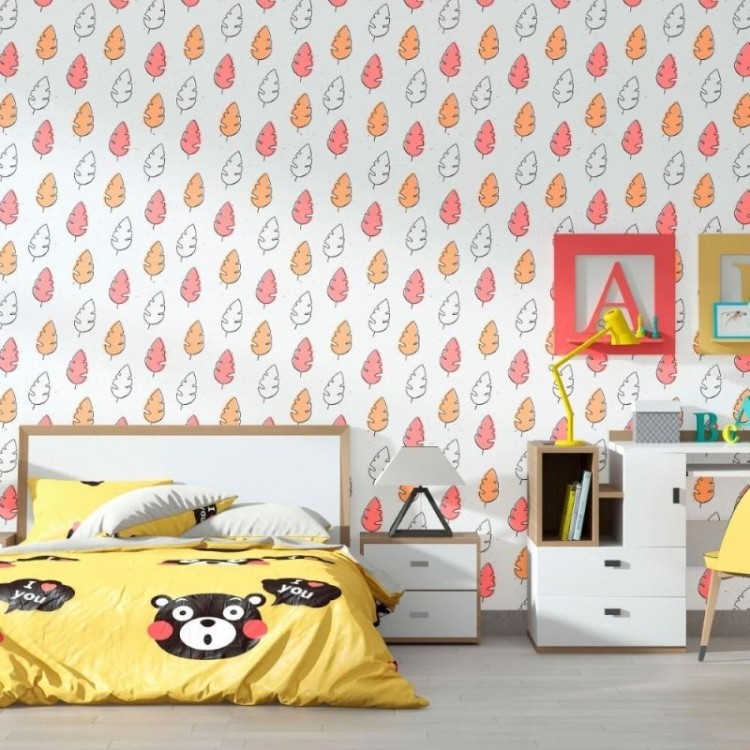 Papel de Parede Adesivo Folhas Outono N012092