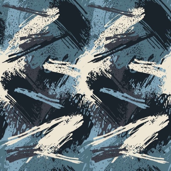 Papel de Parede Adesivo Abstrato Azulado N017099