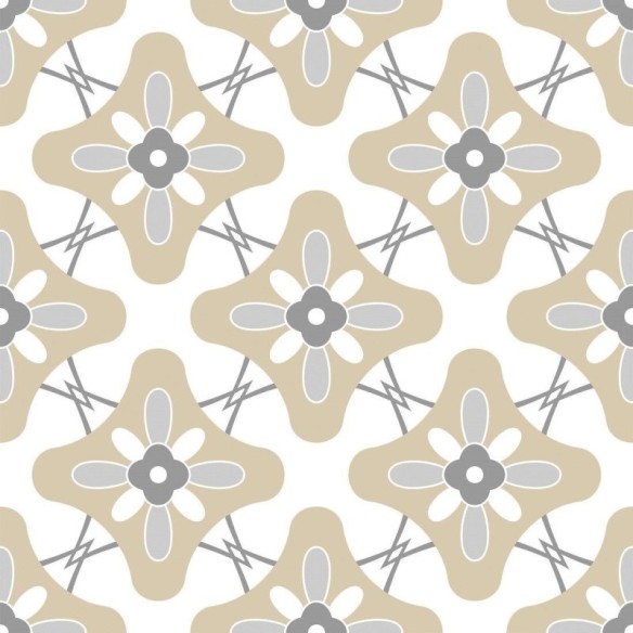 Papel de Parede Adesivo Abstrato Azulejo N015176