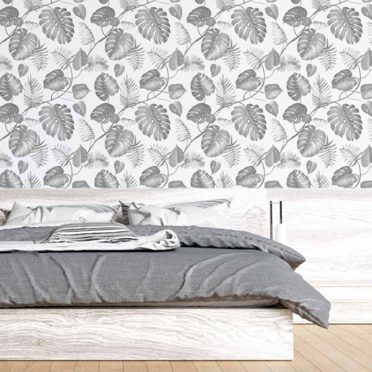 Papel de Parede Adesivo Folhas Tropicais N015187