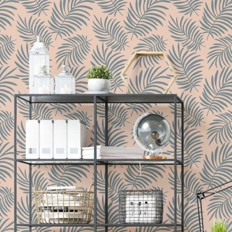 Papel de Parede Adesivo Folhas Tropicais N019005