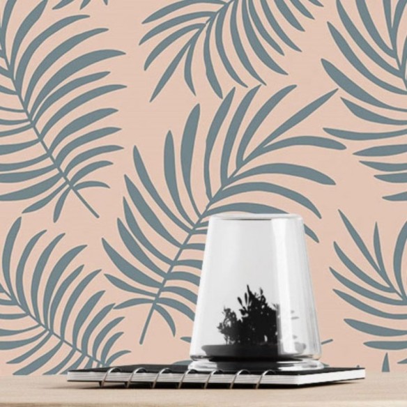 Papel de Parede Adesivo Folhas Tropicais N019005