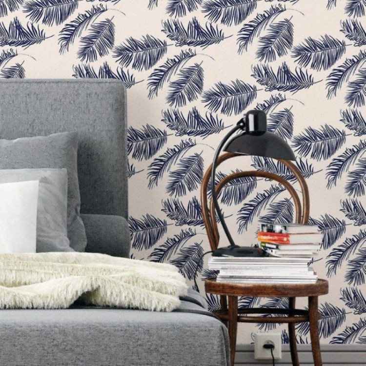 Papel de Parede Adesivo Folhas Tropicais N019088