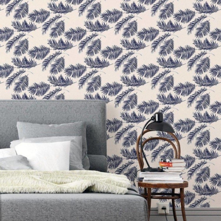 Papel de Parede Adesivo Folhas Tropicais N019088
