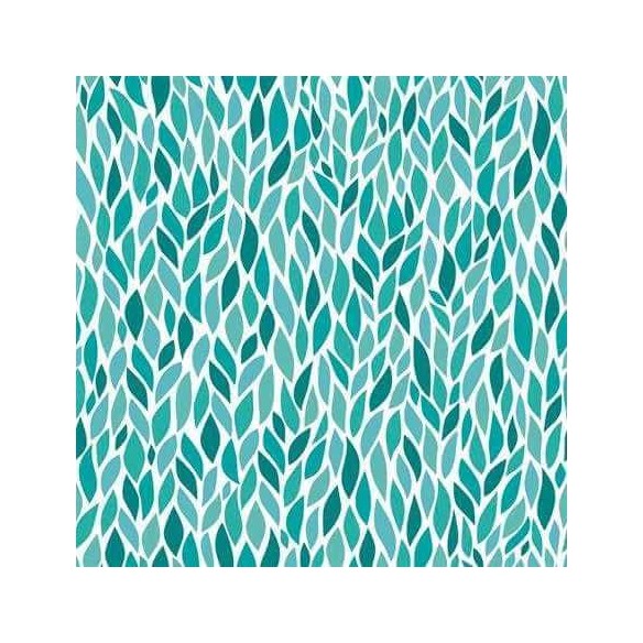 Papel de Parede Adesivo Folhas Verdes 74663932