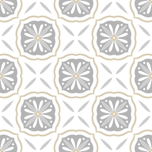 Papel de Parede Adesivo Abstrato Azulejo N015181