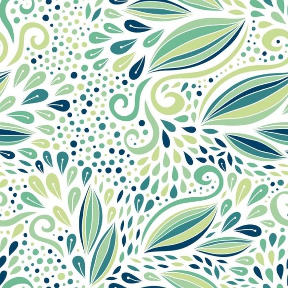 Papel de Parede Adesivo Folhas Verdes N04119