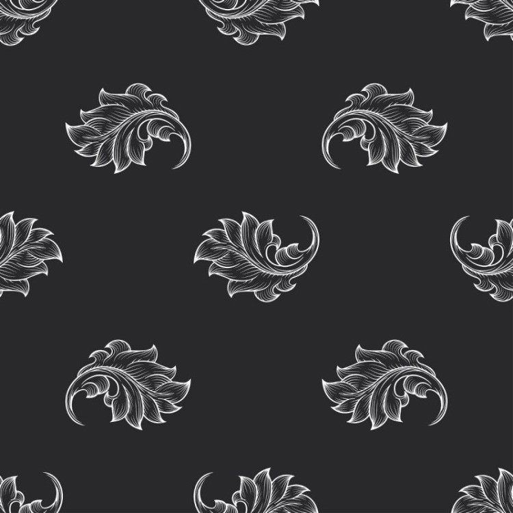 Papel de Parede Adesivo Folhas Vintage N012141