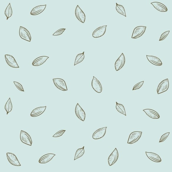 Papel de Parede Adesivo Folhos Minimalistas Azul e Verde N07064