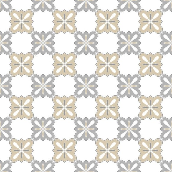 Papel de Parede Adesivo Abstrato Azulejo N015184