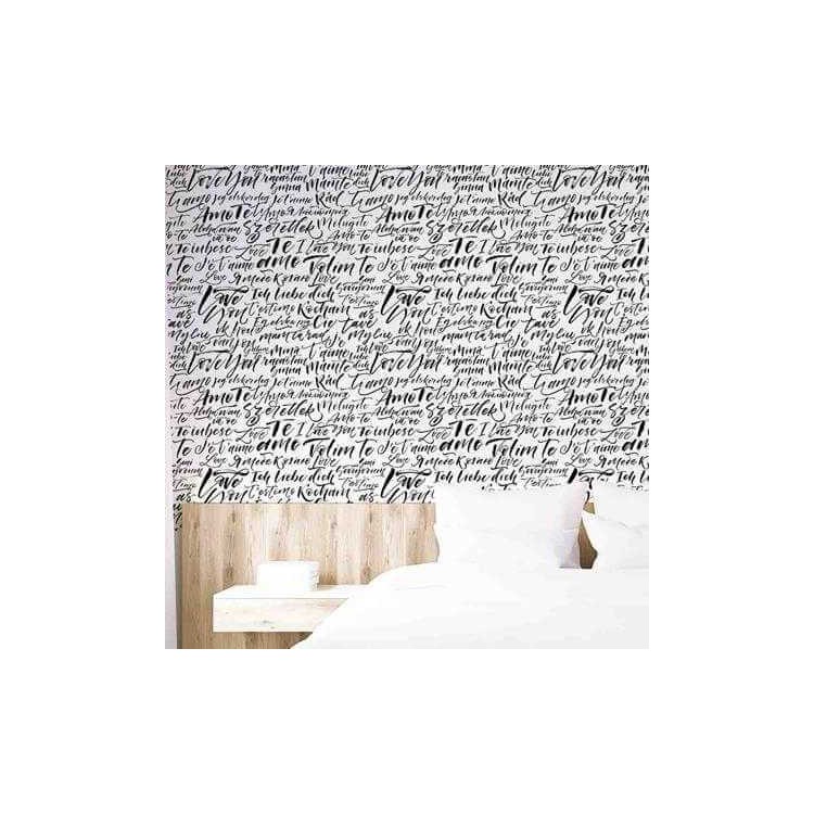 Papel de Parede Adesivo Frases Romance 152193864
