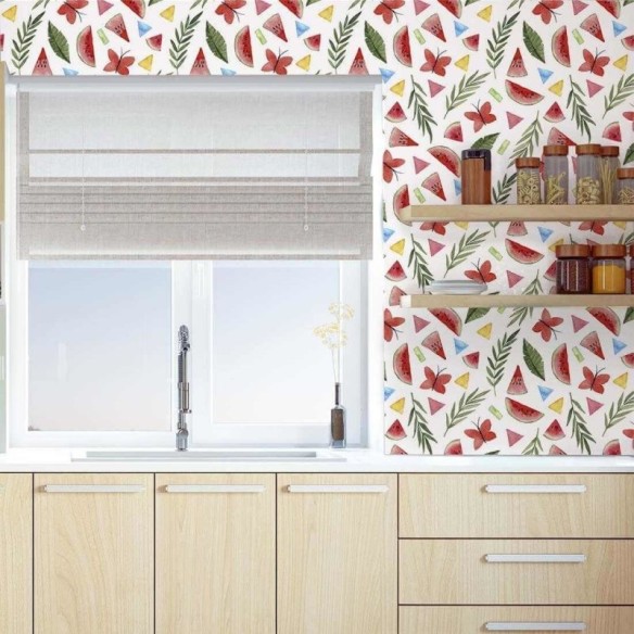 Papel de Parede Adesivo Frutas  101100