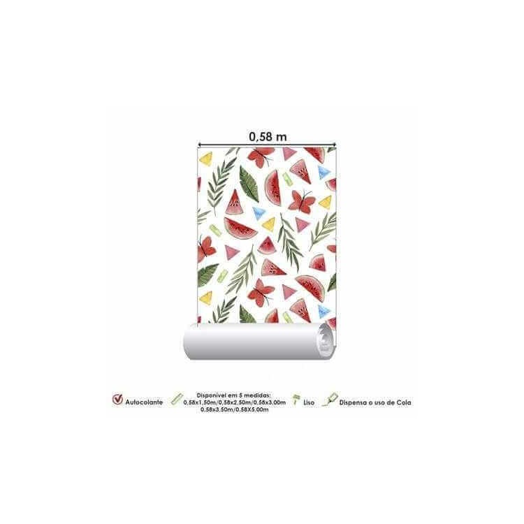 Papel de Parede Adesivo Frutas  101100
