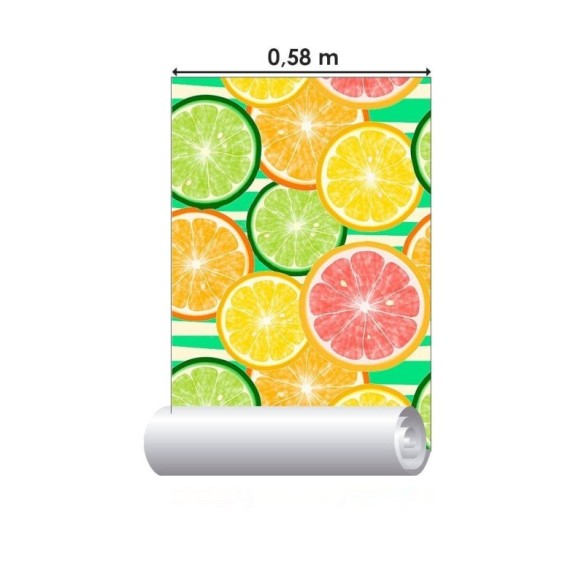 Papel de Parede Adesivo Frutas Cítricas N013191