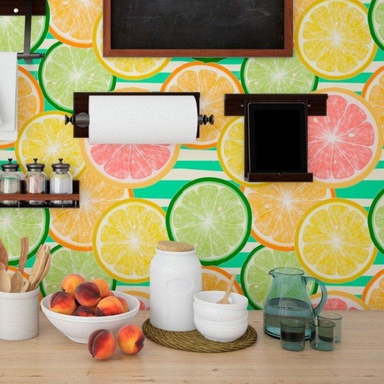 Papel de Parede Adesivo Frutas Cítricas N013191