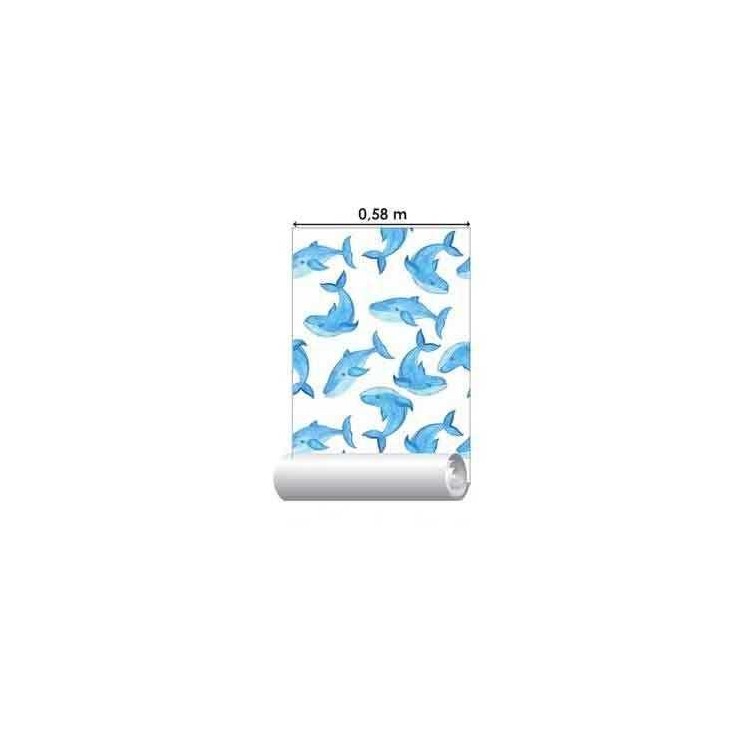 Papel de Parede Adesivo Fundo Cldo Mar N1048