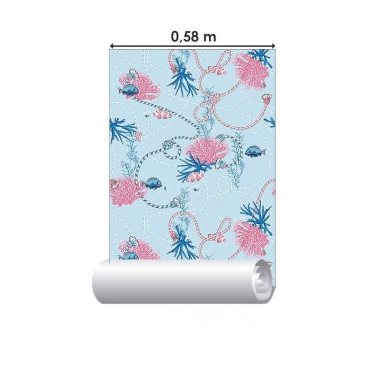 Papel de Parede Adesivo Fundo do Mar N015032