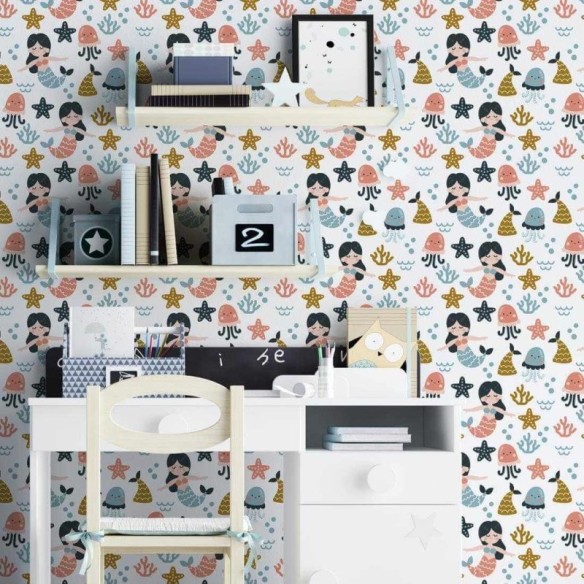 Papel de Parede Adesivo Fundo do Mar N2453960