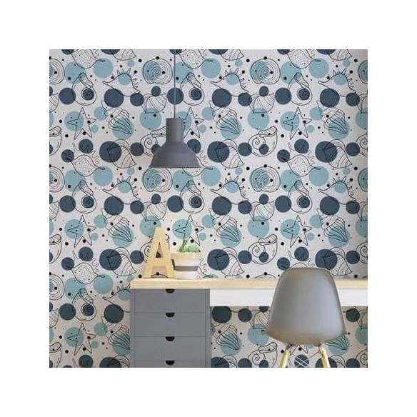 Papel de Parede Adesivo Fundo Mar N228