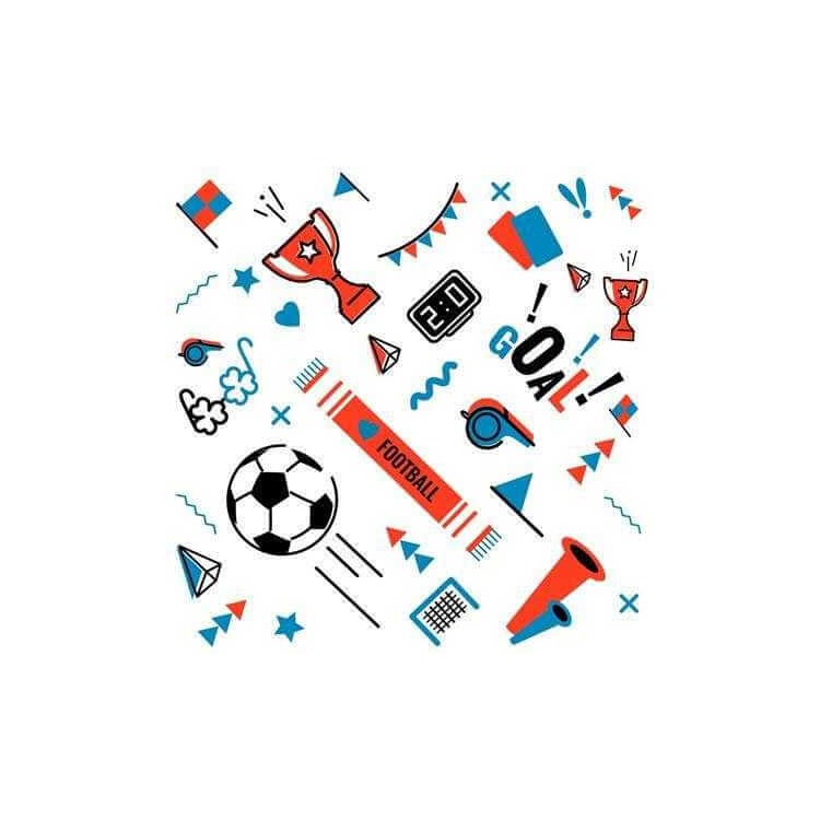 Papel de Parede Adesivo Futebol  1064483615