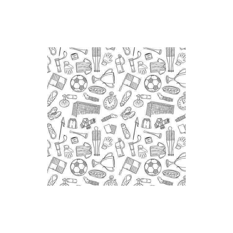 Papel de Parede Adesivo Futebol Desenho 403971292