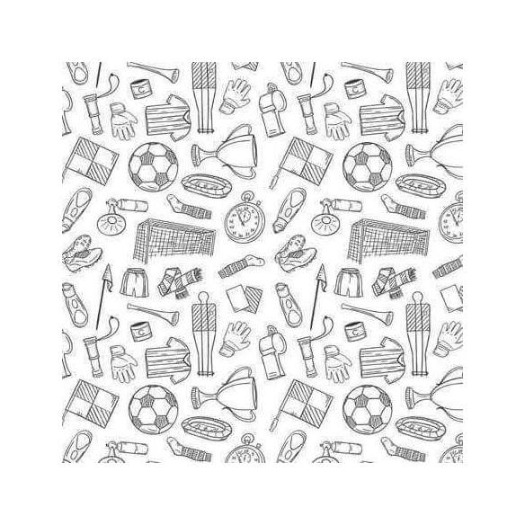 Papel de Parede Adesivo Futebol Desenho 403971292