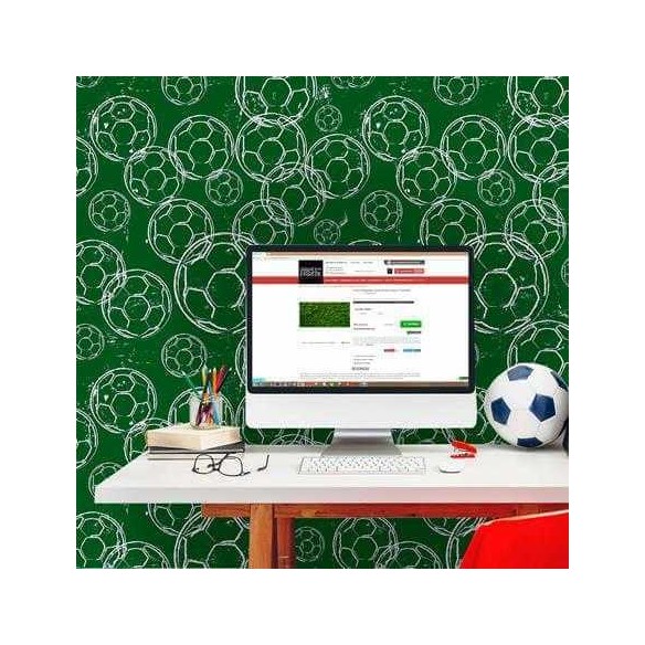 Papel de Parede Adesivo Futebol Verde 103601090
