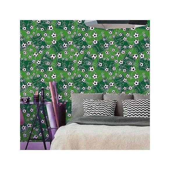 Papel de Parede Adesivo Futebol Verde 160280435