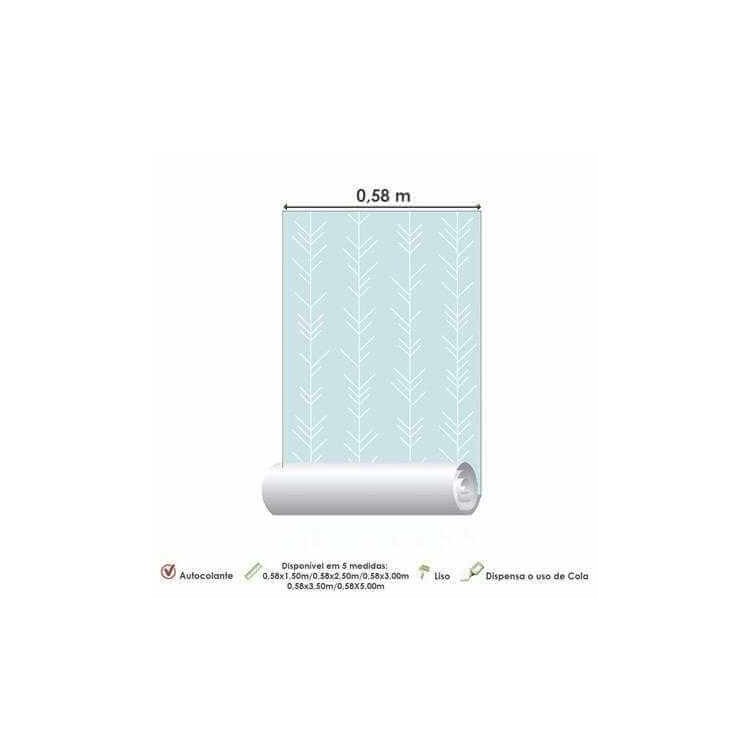 Papel de Parede Adesivo Galhos Bebê 227019